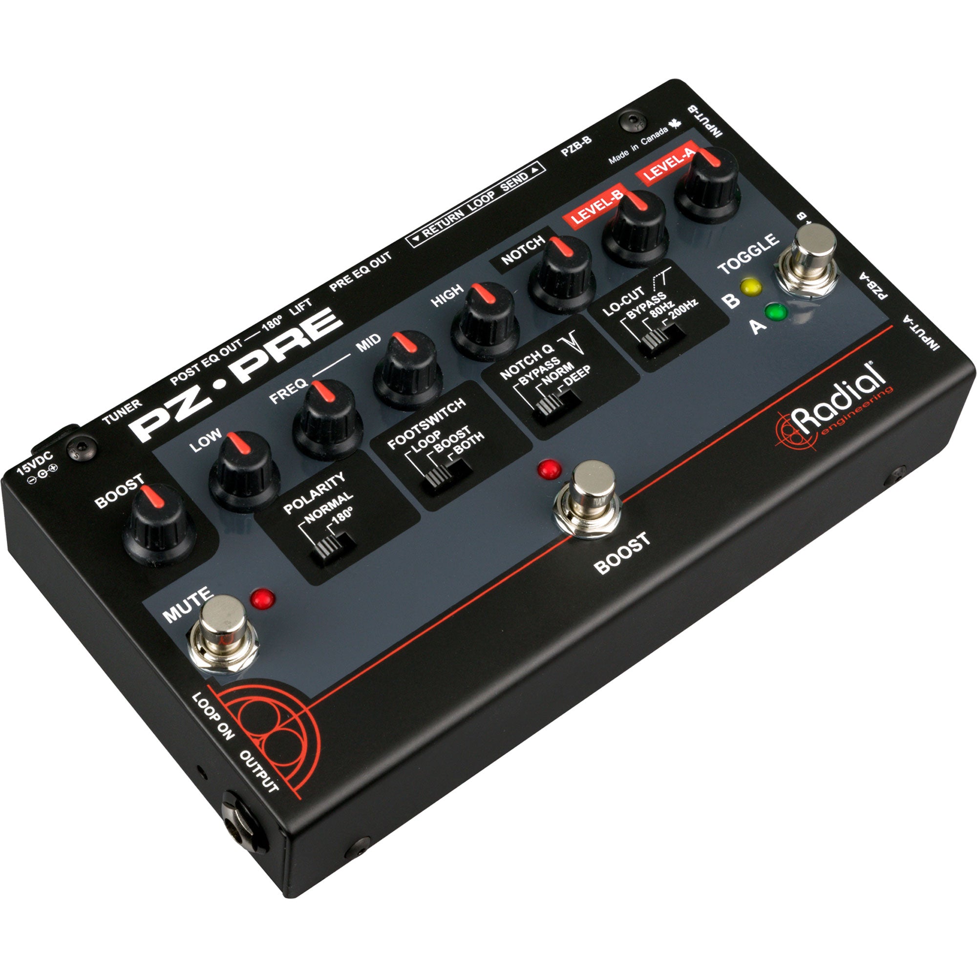 Radial Engineering PZ-Pre Acoustic Instrument Preamp