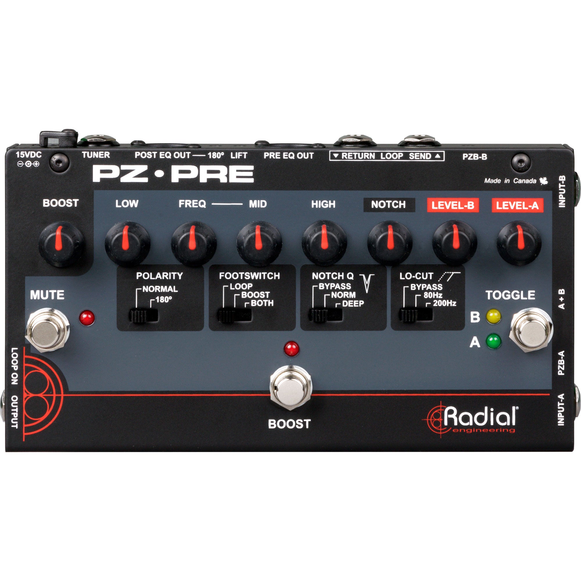 Radial Engineering PZ-Pre Acoustic Instrument Preamp