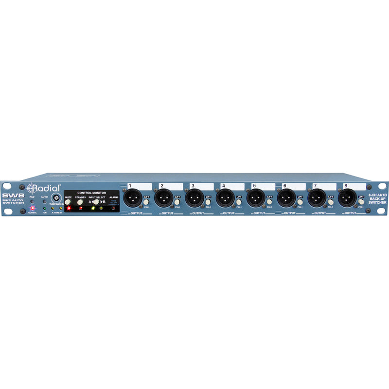 Radial Engineering SW8 Eight-Channel Auto-Switcher