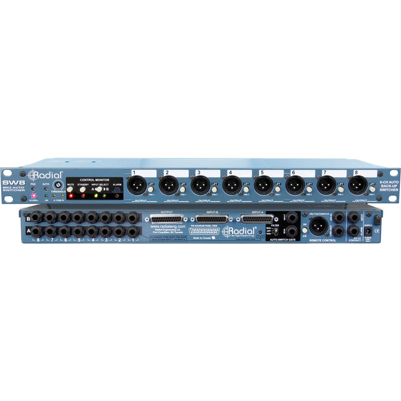 Radial Engineering SW8 Eight-Channel Auto-Switcher