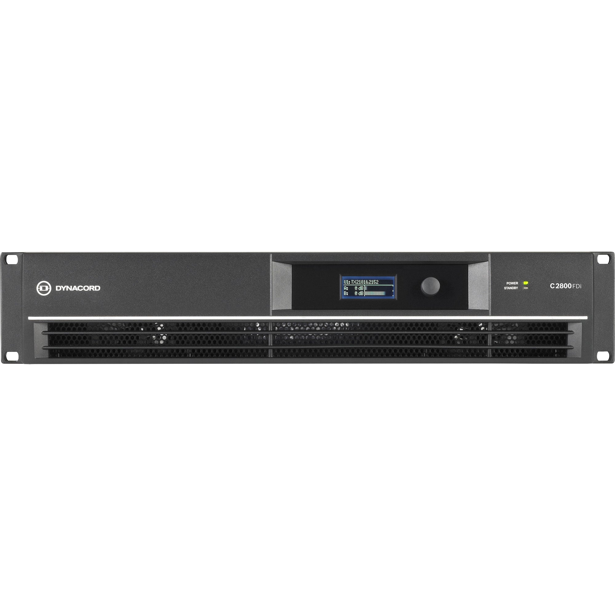 Dynacord C2800FDi Professional DSP Power Amplifier for Fixed Install Applications (2 x 1400W)