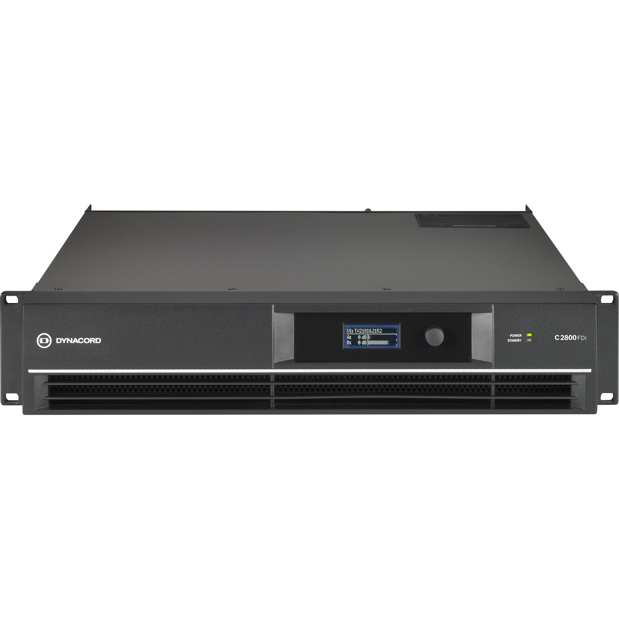 Dynacord C2800FDi Professional DSP Power Amplifier for Fixed Install Applications (2 x 1400W)
