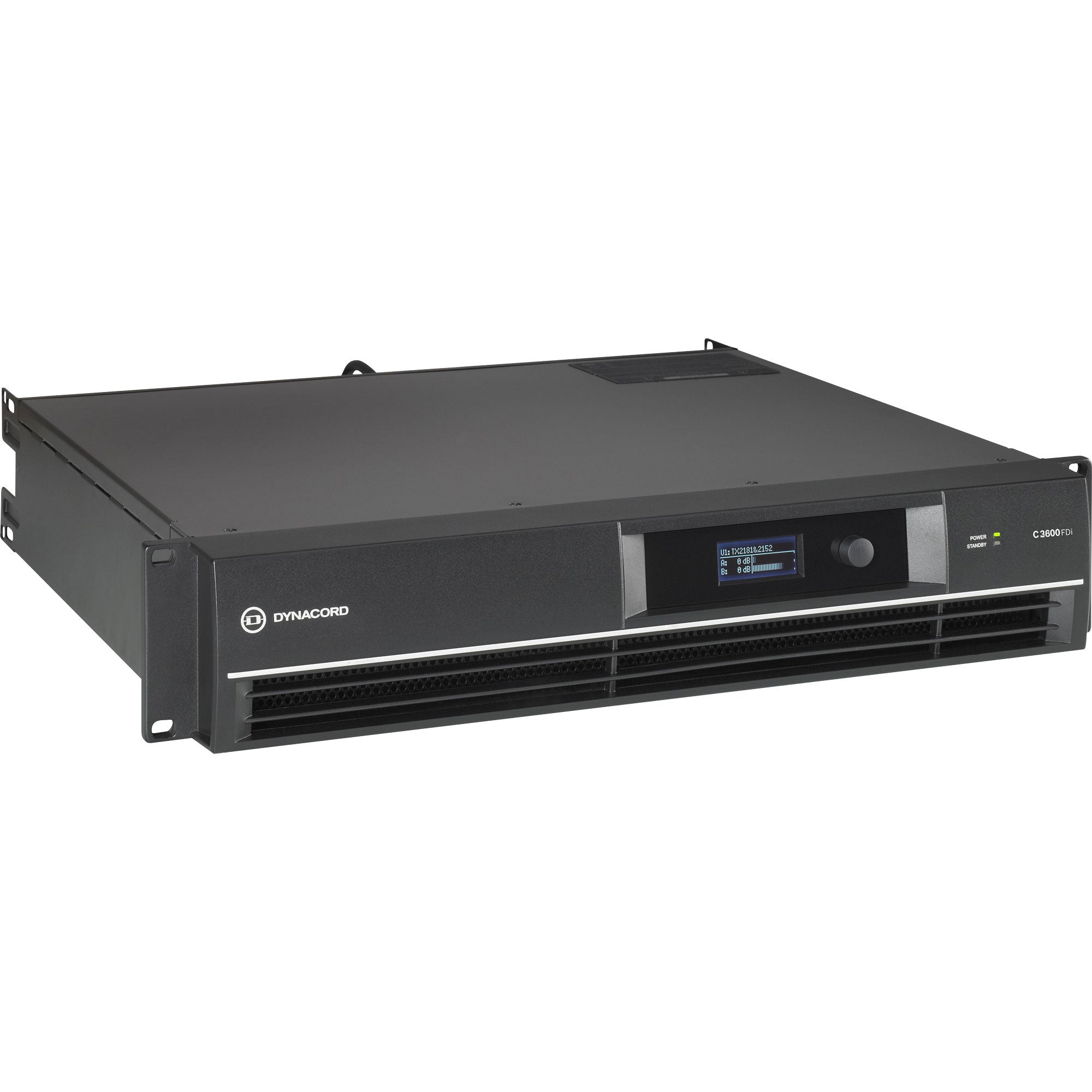 Dynacord C3600FDi Professional DSP Power Amplifier for Fixed Install Applications (2 x 1800W)