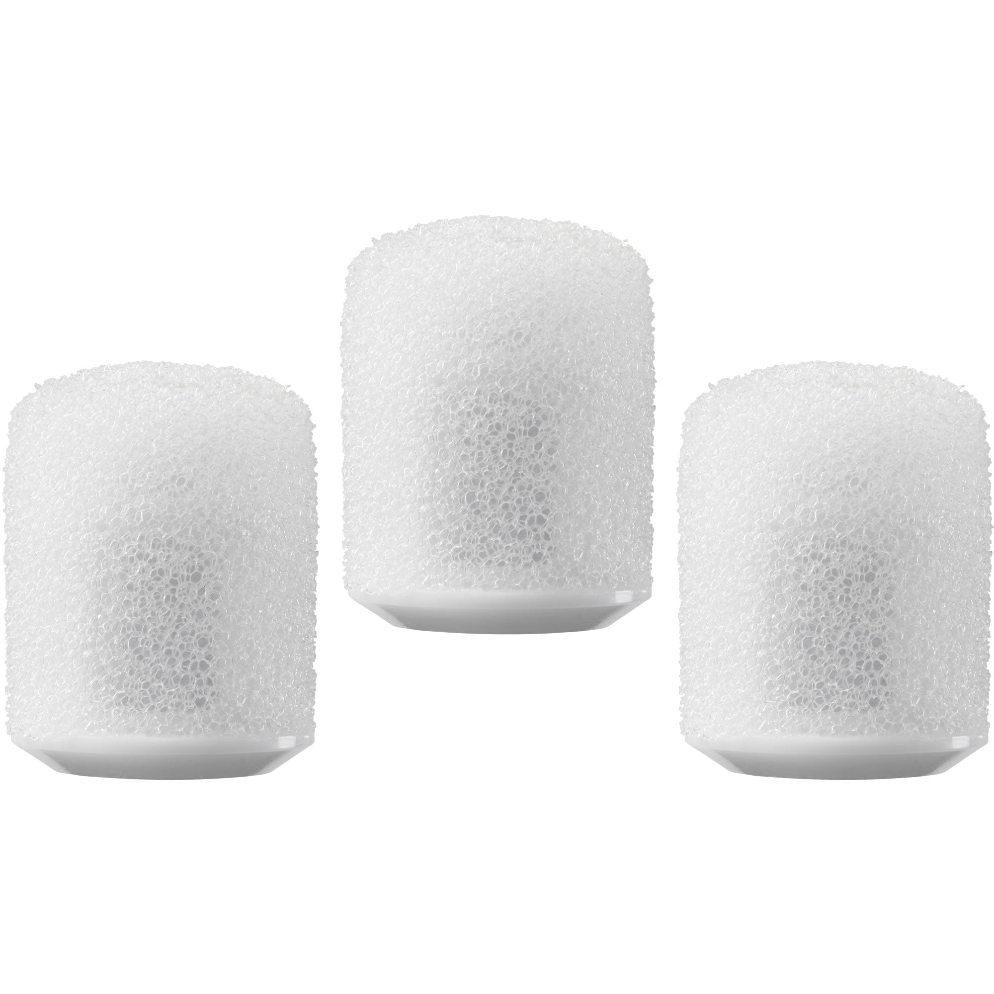 Shure RPMDL4SFWS/W Set of 3 Snap Fit Windscreens for DuraPlex DL4/DH5 Microphones (White)