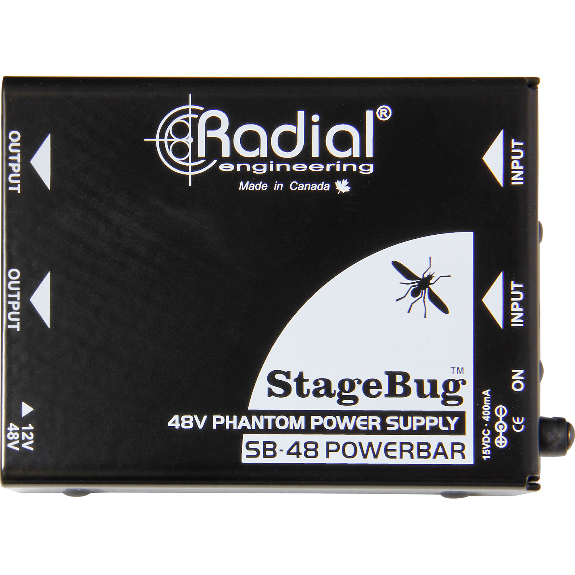 Radial Engineering StageBug SB-48 2-Channel Phantom Power Generator