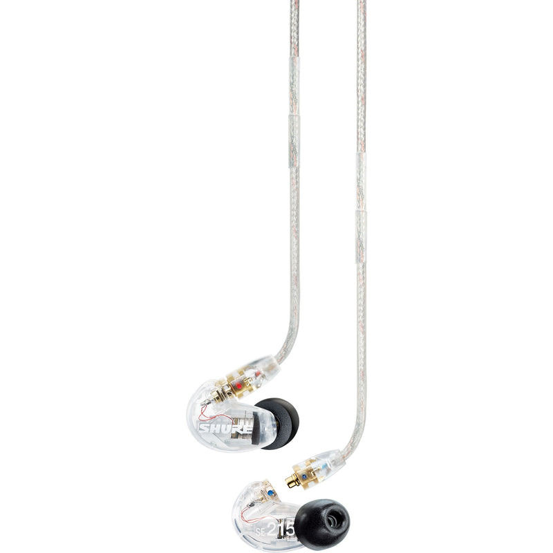 Shure SE215 Pro Professional Sound Isolating Earphones (Clear)