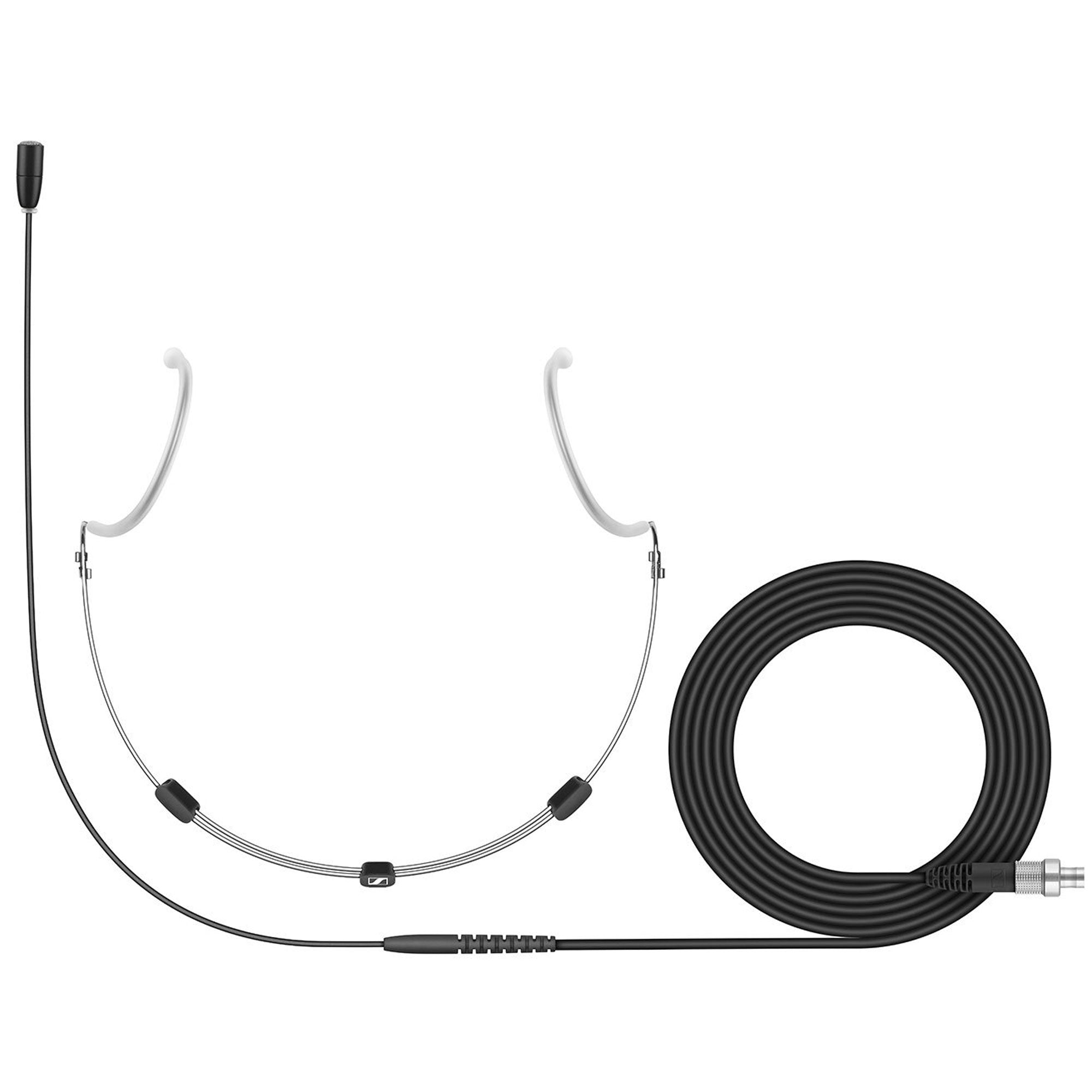 Sennheiser HSP Essential Omnidirectional Neckworn Microphone with 3-Pin LEMO Connector (Black)