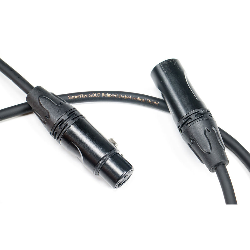 Elite Core SFM-10 SuperFlex Gold Premium Microphone Cable (10')