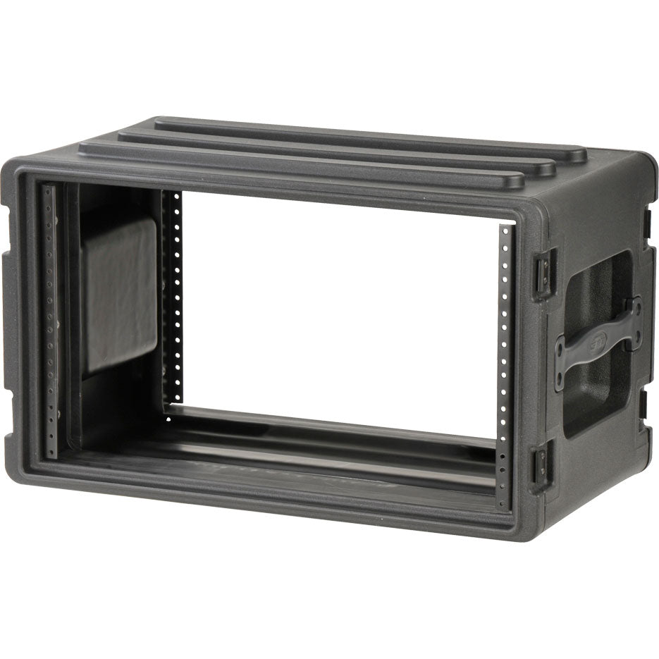 SKB 1SKB-R6S Roto-Molded Shallow Rack Case with Steel Rails (6U)
