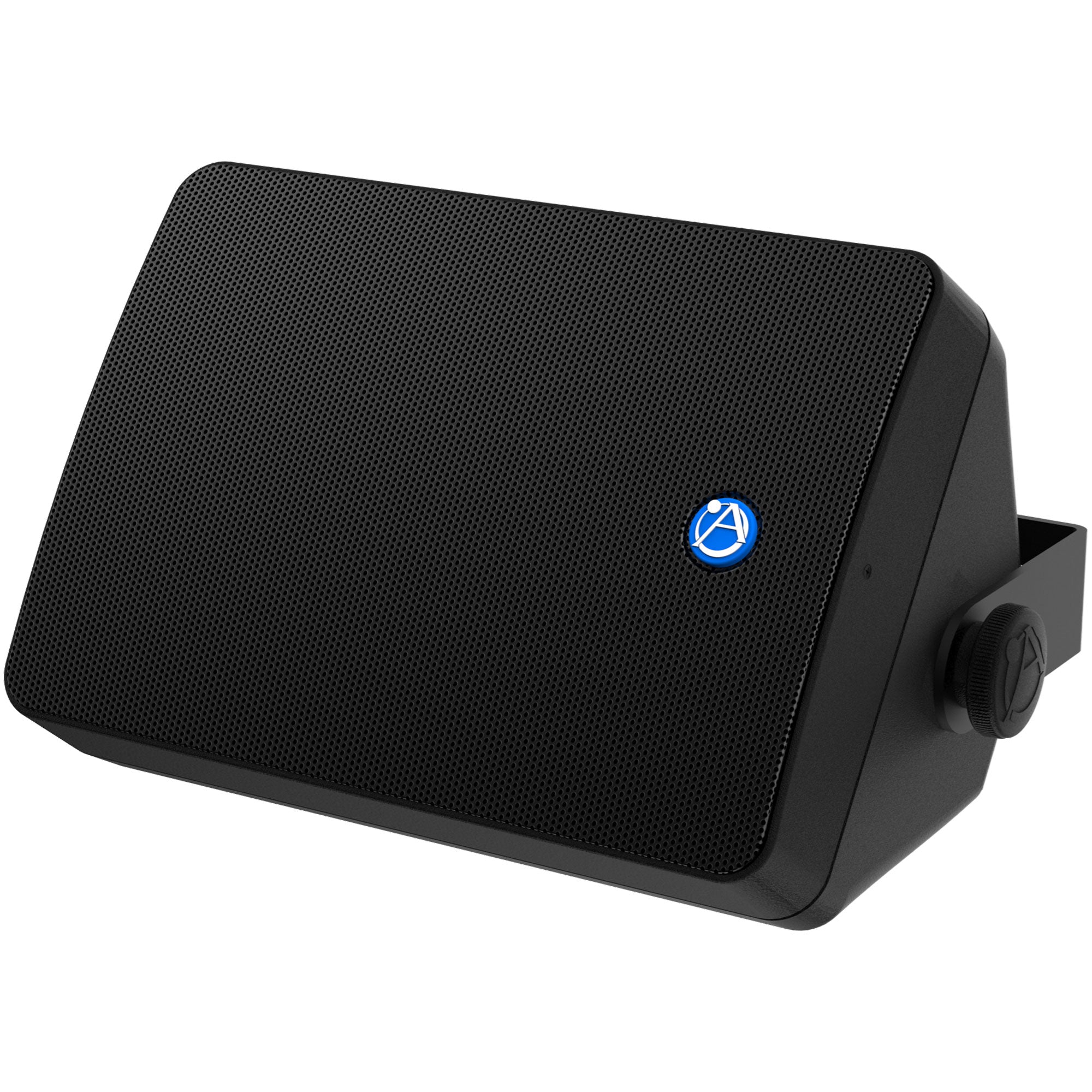 AtlasIED SM63T-B 6.5" 2-Way All Weather Speaker with 32-Watt 70V/100V Transformer (Black, Pair)