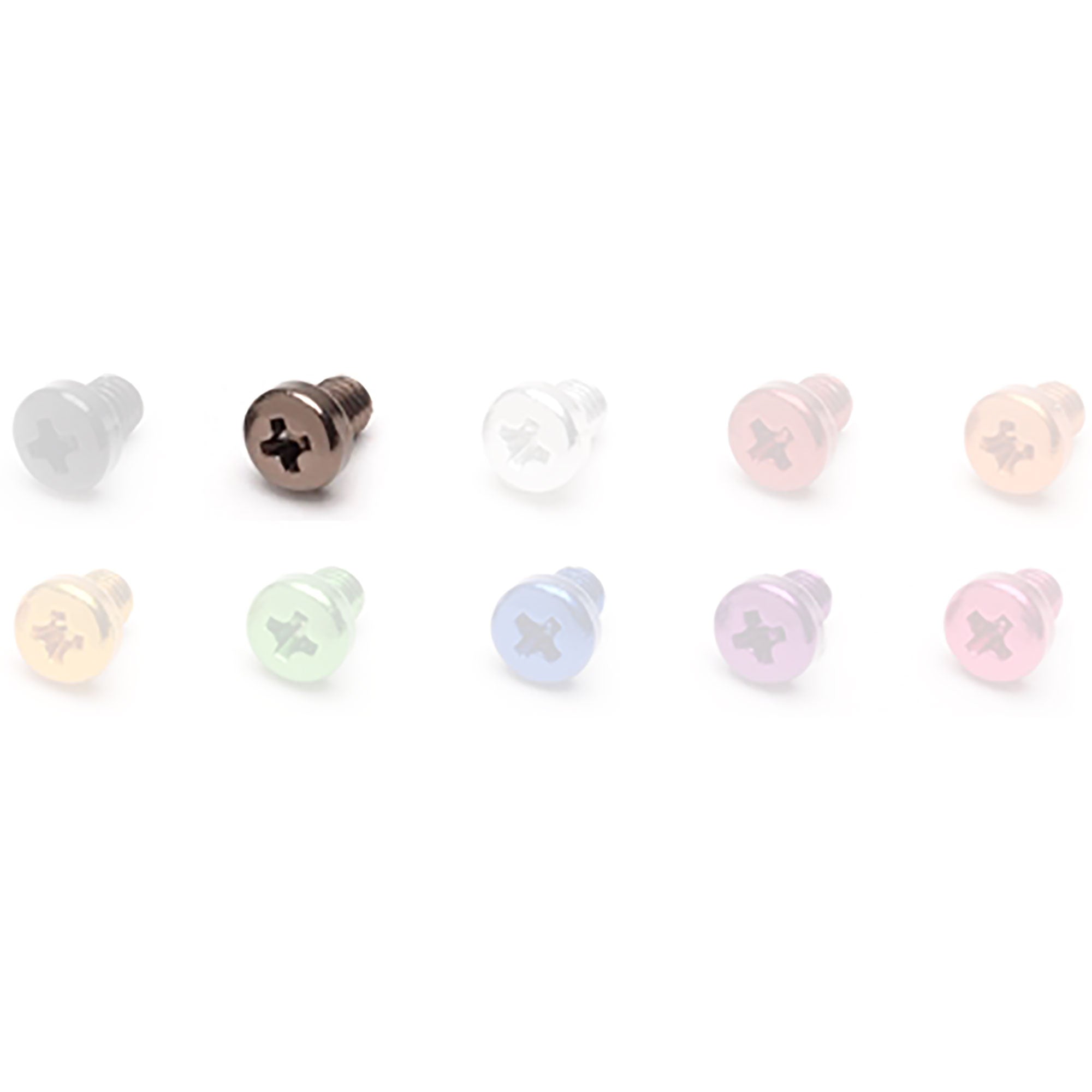 SquarePlug M3x4/T Anodized Aluminum M3x4 Color Coding Screws (Titanium, 100 Pack)