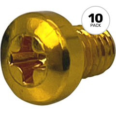 SquarePlug M3x4/Y Anodized Aluminum M3x4 Color Coding Screws (Yellow, 10 Pack) Image 1
