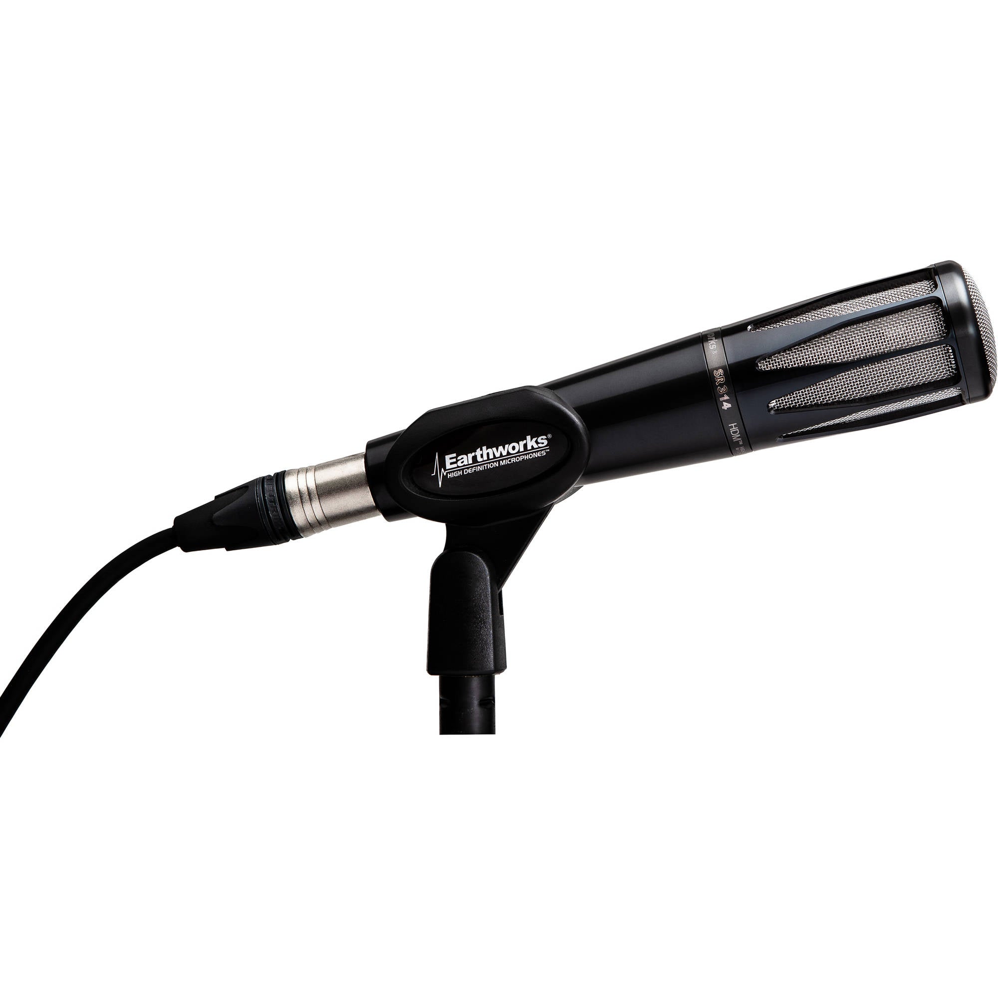 Earthworks SR314-SB Handheld Cardioid Vocal Condenser Microphone (Black with Stainless Steel Mesh)