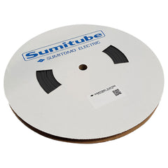 Sumitomo Sumitube B2(3X) 12/4mm Flexible Polyolefin 3:1 Heat Shrink Tubing - Black (200' Spool) Image 1