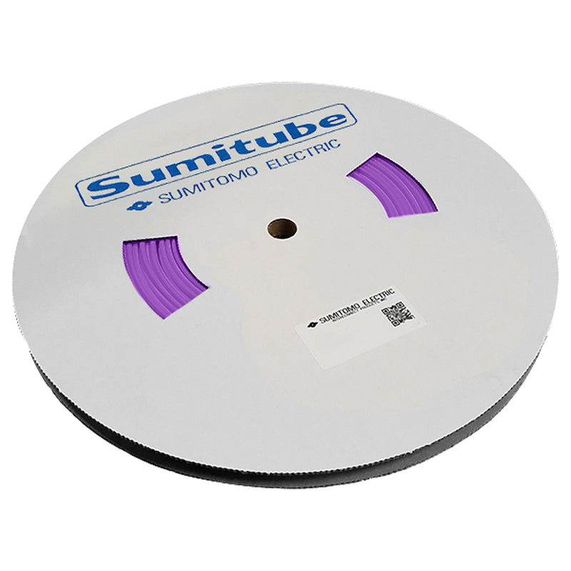 Sumitomo Sumitube B2(3X) 18/6mm Flexible Polyolefin 3:1 Heat Shrink Tubing - Purple (200' Spool)