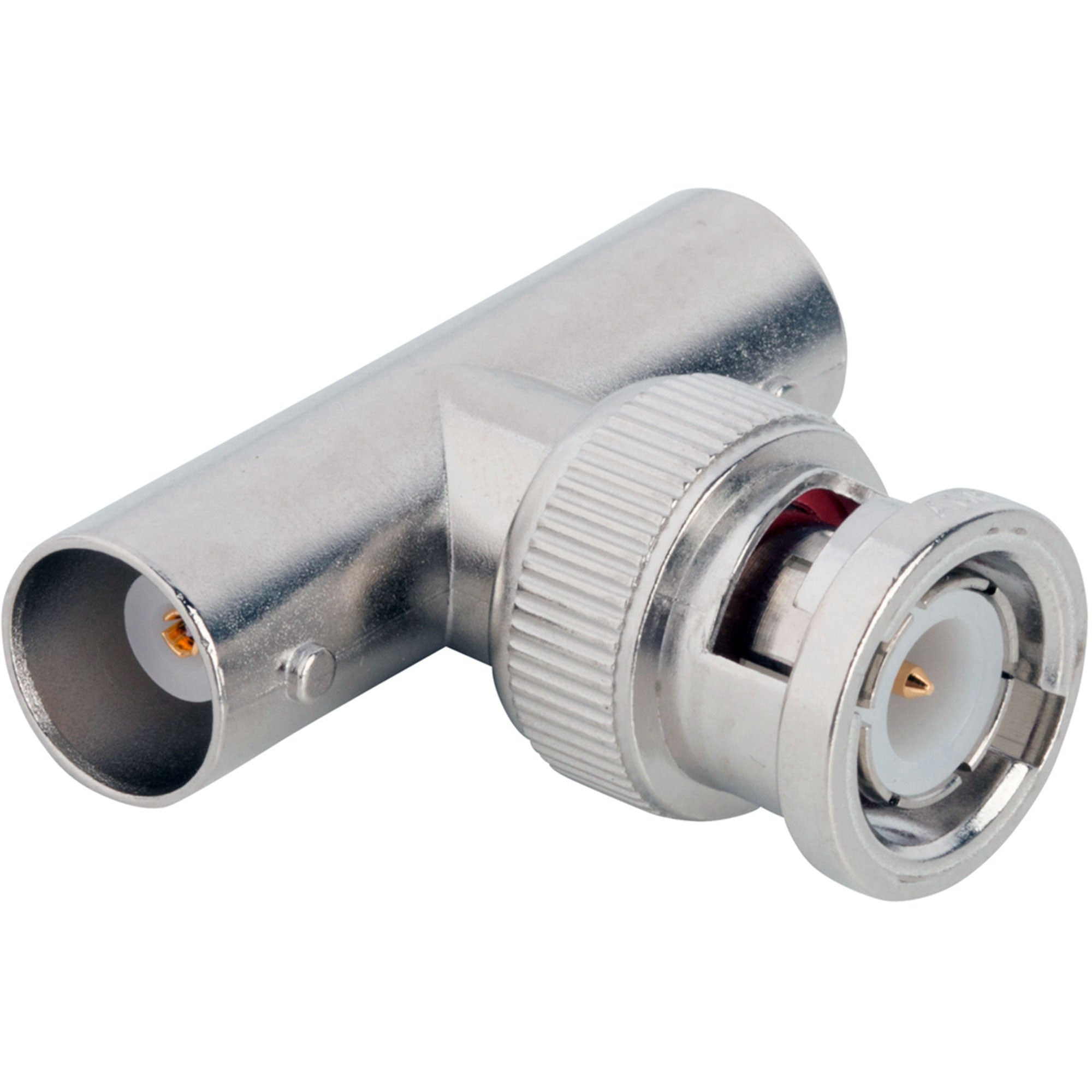 Performance Audio BNC T Adapter 2 Female to 1 Male Connector