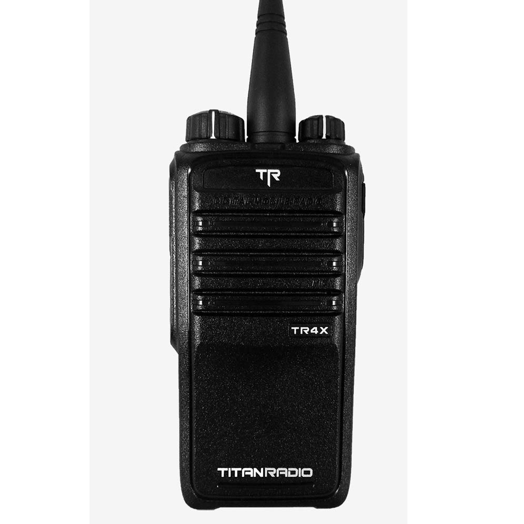 Titan Radio TR4X UHF Two-Way Radios (2 Pack with Speaker Microphones)