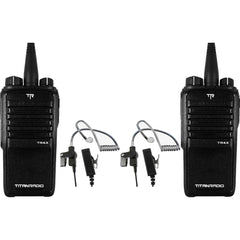 Titan Radio TR4X UHF Two-Way Radios (2 Pack with Surveillance Kits) Image 1