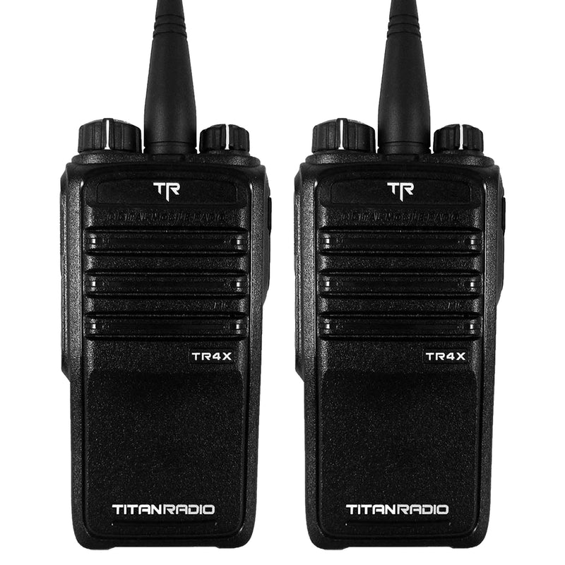 Titan Radio TR4X UHF Two-Way Radios (2 Pack)