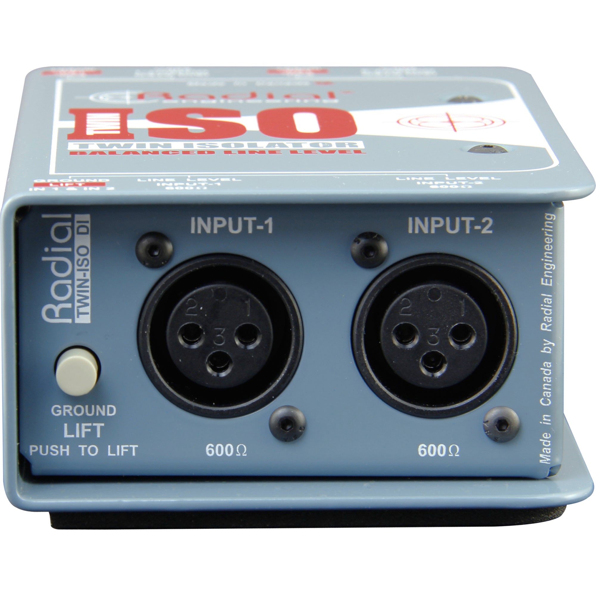 Radial Engineering Twin-Iso Two Channel Balanced Line Isolator with Jensen Transformers