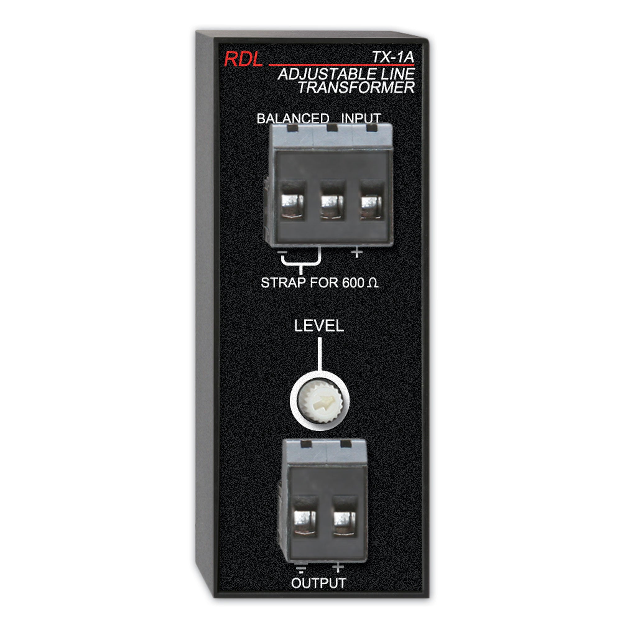 RDL TX-1A Balanced to Unbalanced Transformer Adjustable