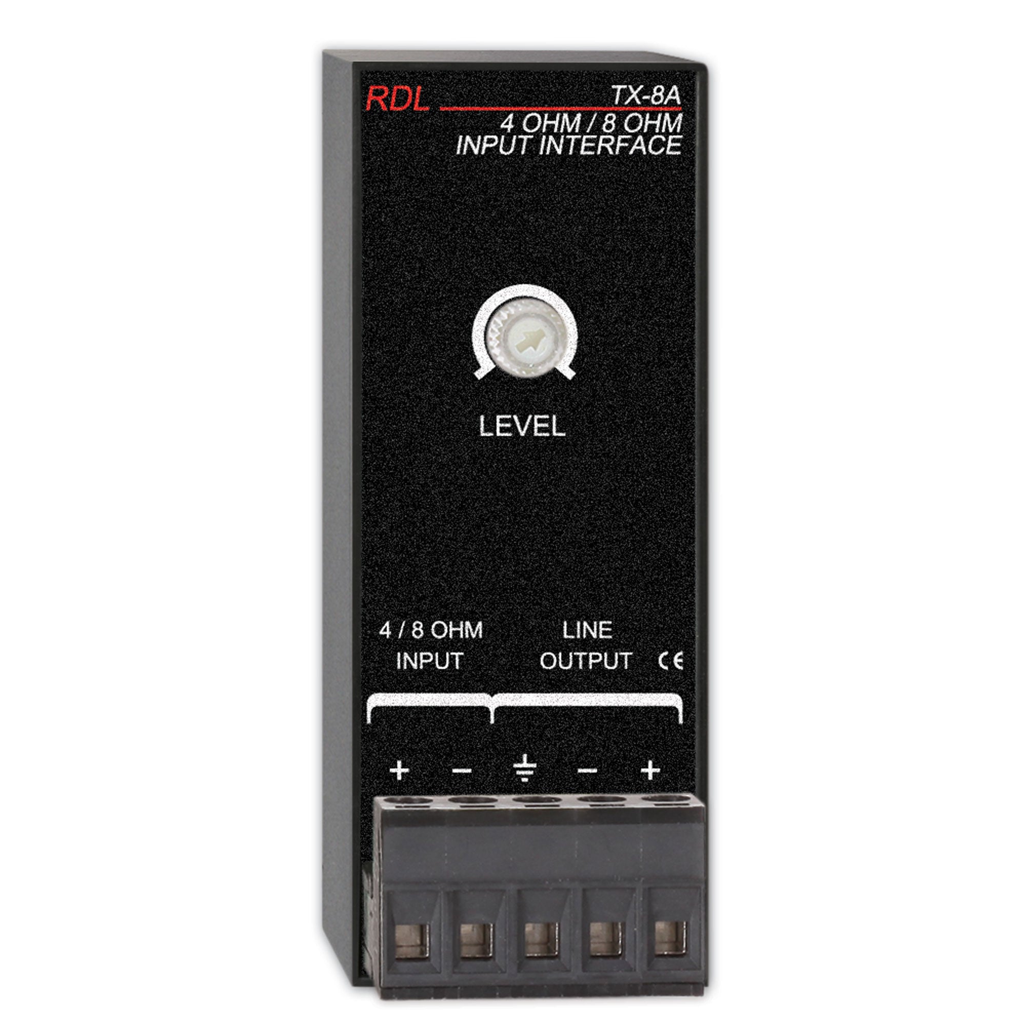 RDL TX-8A 4 Ohm / 8 Ohm Input Interface