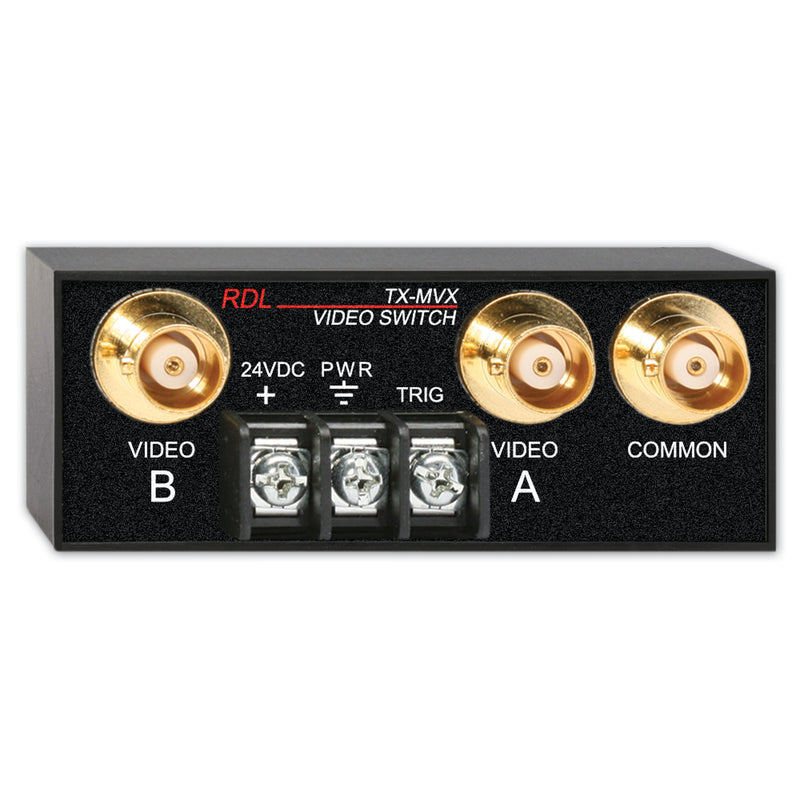 RDL TX-MVX Manual Remote Controlled Video Switch 2x1 BNC