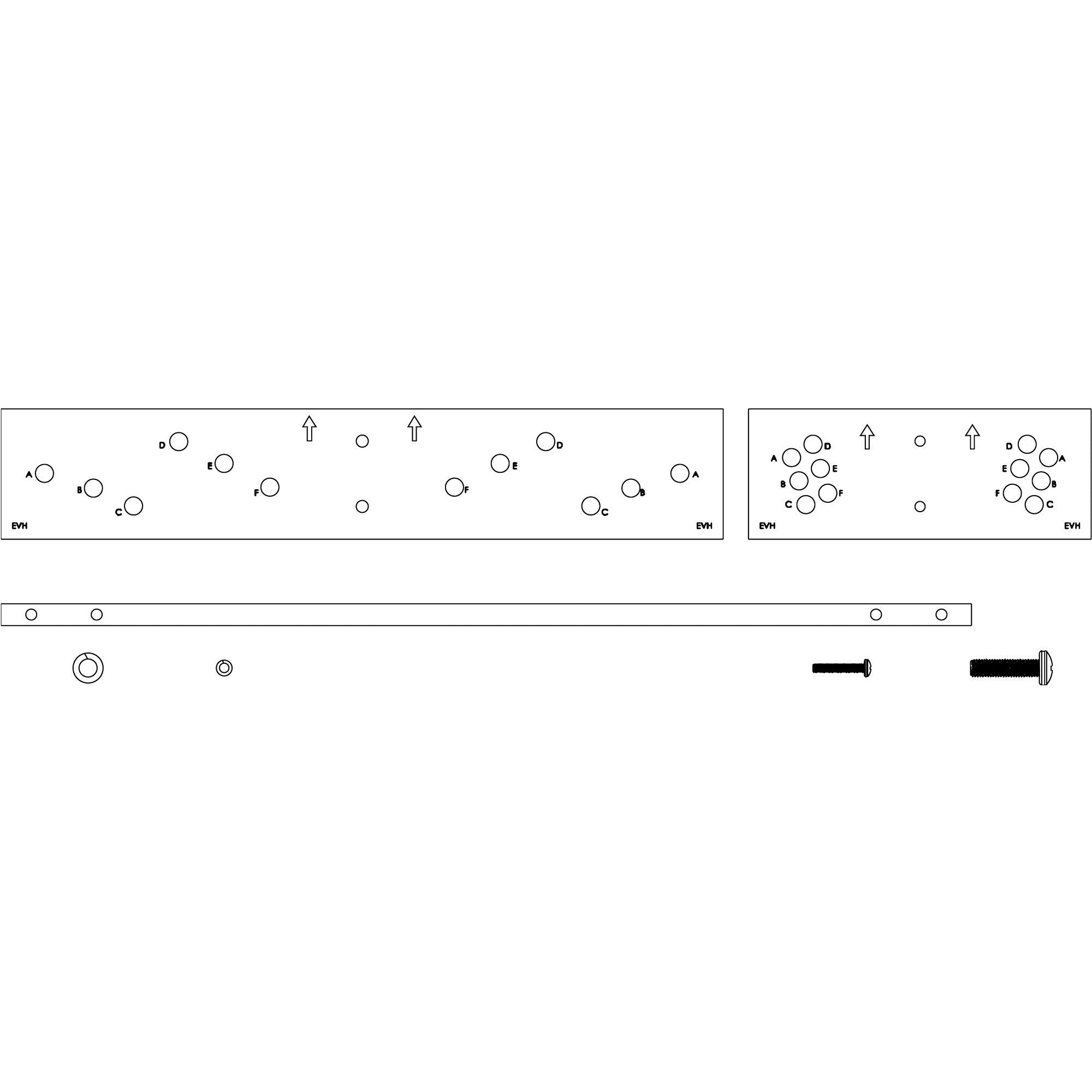 Electro-Voice VRK-3W Vertical Rigging Kit for EVH Series (White)