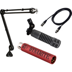 Electro-Voice RE20 Broadcast Announcer Microphone Broadcasting Bundle (Black) Image 1