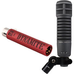 Electro-Voice RE20 Broadcast Announcer Microphone and Dynamite Bundle (Black) Image 1