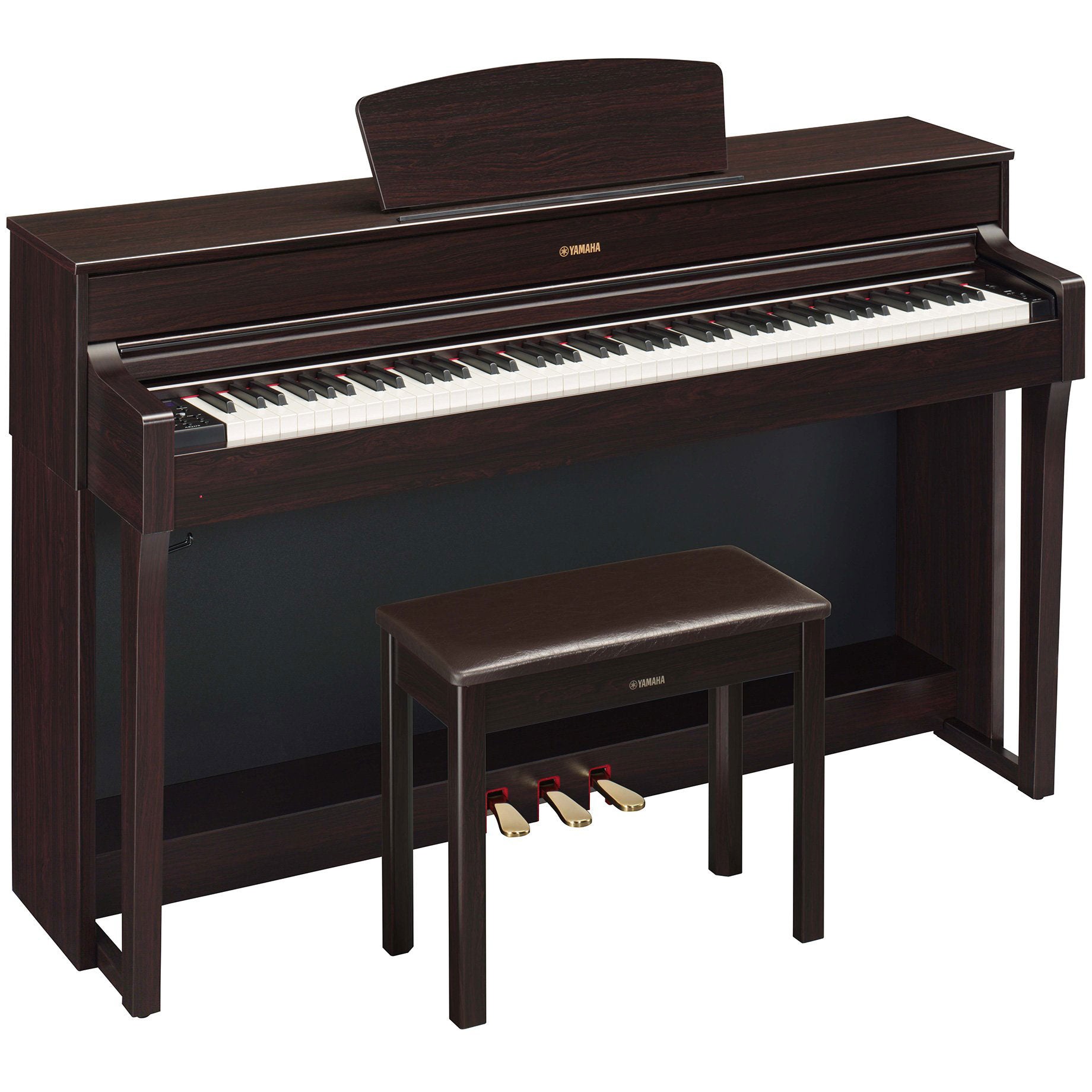 Yamaha Arius YDP-184 88-Key Digital Console Piano with Bench (Dark Rosewood)